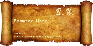Beamter Uzor névjegykártya